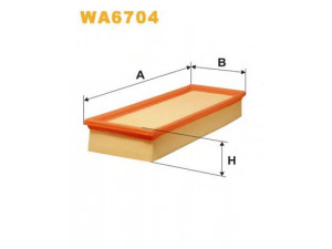 WIX FILTERS WA6704 oro filtras 
 Techninės priežiūros dalys -> Techninės priežiūros intervalai
6K0129601B, 6K0129620B, 6K0129620B