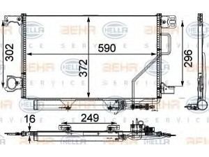 HELLA 8FC 351 303-411 kondensatorius, oro kondicionierius 
 Oro kondicionavimas -> Kondensatorius
203 500 21 53, 203 500 21 54, A 203 500 21 53