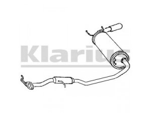 KLARIUS 210144 galinis duslintuvas 
 Išmetimo sistema -> Duslintuvas
B6B440100A, B6B440100C, B6B440100F