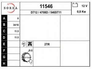 EAI 11546 starteris
