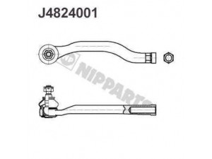 NIPPARTS J4824001 skersinės vairo trauklės galas 
 Vairavimas -> Vairo mechanizmo sujungimai
53560-SM4-003, 53560-SM4-004, 53560-SX0-013