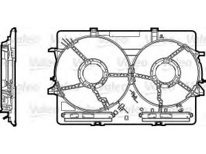 VALEO 820758 atrama, aušinimo ventiliatorius 
 Aušinimo sistema -> Radiatoriaus ventiliatorius
8K0121207B