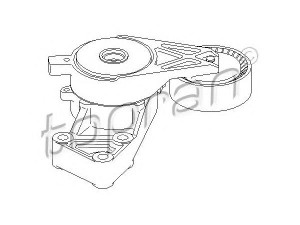 TOPRAN 108 417 diržo įtempiklis, V formos rumbuotas diržas 
 Diržinė pavara -> V formos rumbuotas diržas/komplektas -> Dirželio įtempiklis (įtempimo blokas)
06A 903 315D, 06A 903 315E, 06A 903 315D