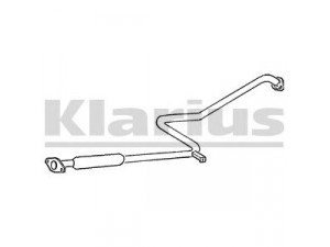 KLARIUS 260119 vidurinis duslintuvas 
 Išmetimo sistema -> Duslintuvas
2003088N00, 2003088N00