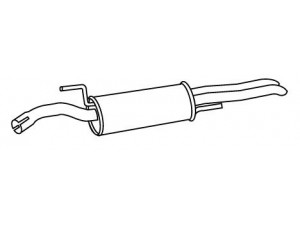 FONOS 616269 galinis duslintuvas 
 Išmetimo sistema -> Duslintuvas
3A0253609P