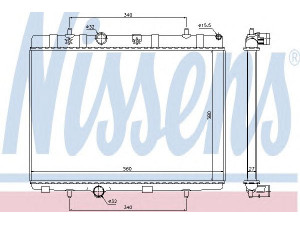 NISSENS 636007 radiatorius, variklio aušinimas 
 Aušinimo sistema -> Radiatorius/alyvos aušintuvas -> Radiatorius/dalys
1330.P8, 1330.P9, 1333.89, 1330.P8