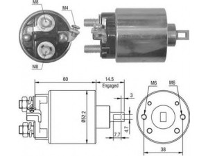 MAGNETI MARELLI 940113050022 solenoidinis jungiklis, starteris
S114850