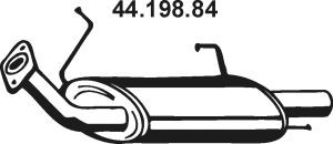 EBERSPÄCHER 44.198.84 galinis duslintuvas 
 Išmetimo sistema -> Duslintuvas
20100-8F400