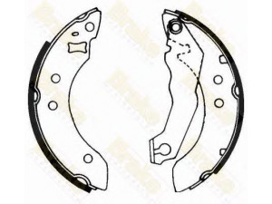 Brake ENGINEERING SH2151 stabdžių trinkelių komplektas 
 Techninės priežiūros dalys -> Papildomas remontas
1604982, 5015656, 5019038, 5020413