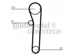 CONTITECH CT817 paskirstymo diržas 
 Techninės priežiūros dalys -> Papildomas remontas
1351487206, 1351487211, 1356887201