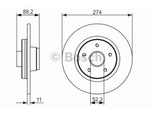 BOSCH 0 986 479 695 stabdžių diskas 
 Stabdžių sistema -> Diskinis stabdys -> Stabdžių diskas
415 420 01 02, 415 420 03 02, A 415 420 01 02