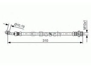 BOSCH 1 987 481 416 stabdžių žarnelė 
 Stabdžių sistema -> Stabdžių žarnelės
58737 1H500