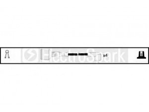 STANDARD OEK475 uždegimo laido komplektas 
 Kibirkšties / kaitinamasis uždegimas -> Uždegimo laidai/jungtys
46400418