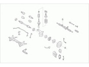 LEMFÖRDER FORD-ESCOR-FL012 vairavimo mechanizmas; rato pakaba 
 Ašies montavimas/vairavimo mechanizmas/ratai -> Prekių paieška pagal schemą