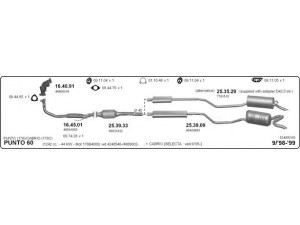 IMASAF 524000183 išmetimo sistema 
 Išmetimo sistema -> Išmetimo sistema, visa
