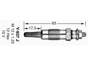 NGK 4118 kaitinimo žvakė 
 Kibirkšties / kaitinamasis uždegimas -> Kaitinimo kaištis
1056857, 96FF6M090CA