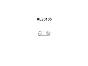 VENEPORTE VL90105 galinis duslintuvas 
 Išmetimo sistema -> Duslintuvas
1378694, 3531670, 35316702