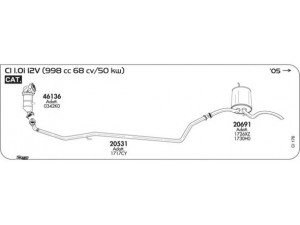 AKS DASIS SGCI176 išmetimo sistema