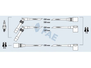 FAE 85087 uždegimo laido komplektas 
 Kibirkšties / kaitinamasis uždegimas -> Uždegimo laidai/jungtys
1282121, 1282122, 1282123, 1282124