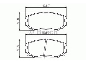 BOSCH 0 986 494 374 stabdžių trinkelių rinkinys, diskinis stabdys 
 Techninės priežiūros dalys -> Papildomas remontas
58101 3KA20, 581013FA11, 581013KA30