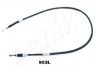 ASHIKA 131-09-903L trosas, stovėjimo stabdys 
 Stabdžių sistema -> Valdymo svirtys/trosai
8970152980
