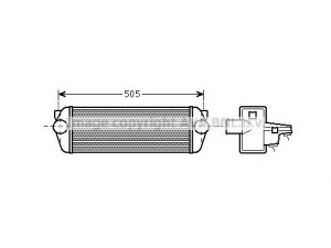 AVA QUALITY COOLING FD4443 tarpinis suslėgto oro aušintuvas, kompresorius 
 Variklis -> Oro tiekimas -> Įkrovos agregatas (turbo/superįkrova) -> Tarpinis suslėgto oro aušintuvas
1432312, 4999282, 7T169L440AD, 7T169L440AE