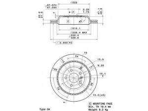 BREMBO 09.R102.11 stabdžių diskas
1644230612