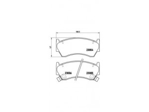 BREMBO P 56 033 stabdžių trinkelių rinkinys, diskinis stabdys 
 Techninės priežiūros dalys -> Papildomas remontas
410601N060, 410601N090, 410601N890