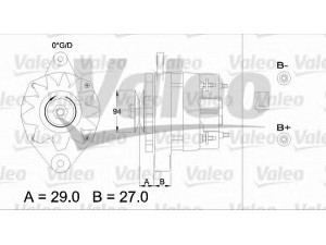 VALEO 436374 kintamosios srovės generatorius