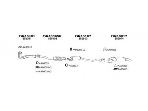 VENEPORTE 400312 išmetimo sistema 
 Išmetimo sistema -> Išmetimo sistema, visa
