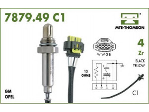 MTE-THOMSON 7879.49.057C1 lambda jutiklis 
 Išmetimo sistema -> Lambda jutiklis
24435098, 855396, 855429, 55560617