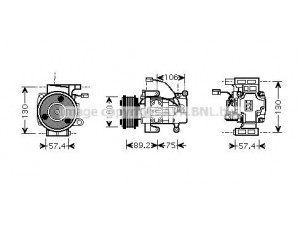 AVA QUALITY COOLING MZK208 kompresorius, oro kondicionierius 
 Oro kondicionavimas -> Kompresorius/dalys
BP4S61K00