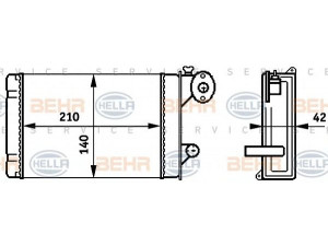 HELLA 8FH 351 313-341 šilumokaitis, salono šildymas 
 Šildymas / vėdinimas -> Šilumokaitis
867 819 121, 867 819 121 A, 667 819 121 A