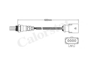 CALORSTAT by Vernet LS140244 lambda jutiklis 
 Variklis -> Variklio elektra
MHK100840, MHK100840L, MHK100840L