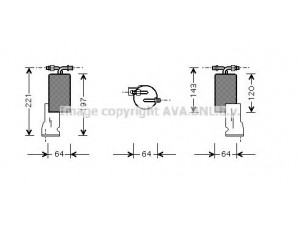 AVA QUALITY COOLING CRD066 džiovintuvas, oro kondicionierius 
 Oro kondicionavimas -> Džiovintuvas