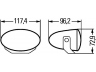 HELLA 1NA 008 283-801 rūko žibintų rinkinys