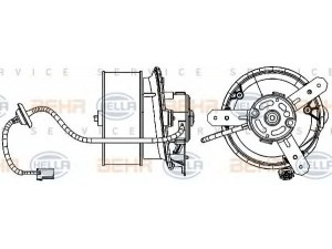 HELLA 8EW 351 319-151 elektrovariklis, vidinis pūtiklis
36 74 285 C1