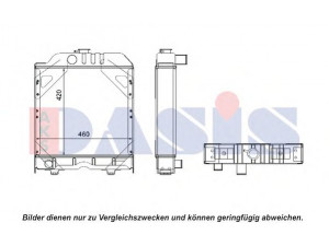 AKS DASIS 440087N radiatorius, variklio aušinimas
5094695