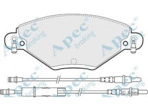 APEC braking PAD1259 stabdžių trinkelių rinkinys, diskinis stabdys 
 Techninės priežiūros dalys -> Papildomas remontas
4252.15, 4252.48, 4252.88, 425215