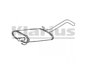 KLARIUS MZ423X vidurinis duslintuvas 
 Išmetimo sistema -> Duslintuvas
1634904701