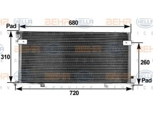 HELLA 8FC 351 300-211 kondensatorius, oro kondicionierius 
 Oro kondicionavimas -> Kondensatorius
5040 90674, 9948 7944