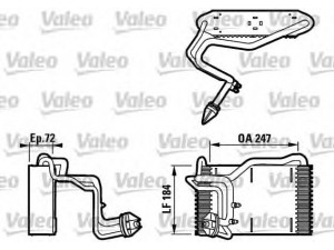 VALEO 817077 garintuvas, oro kondicionierius 
 Oro kondicionavimas -> Garintuvas
8A1820103AA