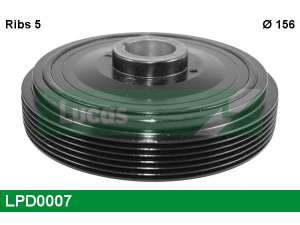 LUCAS ENGINE DRIVE LPD0007 skriemulys, alkūninis velenas 
 Diržinė pavara -> Dirželio skriemulys
0515.K4