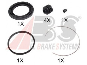 A.B.S. 53839 remonto komplektas, stabdžių apkaba 
 Stabdžių sistema -> Stabdžių matuoklis -> Stabdžių matuoklio montavimas
04479-35050, 04479-40010, J04.479.350.50