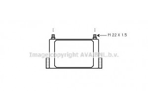 AVA QUALITY COOLING FT3133 alyvos aušintuvas, variklio alyva 
 Aušinimo sistema -> Radiatorius/alyvos aušintuvas -> Alyvos aušintuvas
162060604500, 824091162, 162060604500