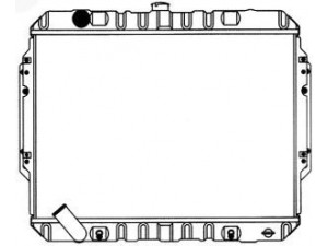 SAKURA  Automotive 1321-0260 radiatorius, variklio aušinimas