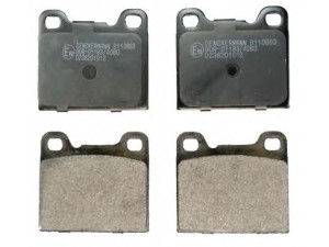 DENCKERMANN B110863 stabdžių trinkelių rinkinys, diskinis stabdys 
 Techninės priežiūros dalys -> Papildomas remontas
2701662, 271336, 2713360, 2714772