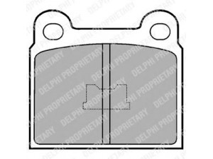 DELPHI LP86 stabdžių trinkelių rinkinys, diskinis stabdys 
 Techninės priežiūros dalys -> Papildomas remontas
GBP559, 171 698 151B, 171 698 151C