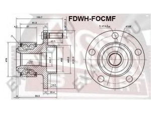 ASVA FDWH-FOCMF rato stebulė 
 Ašies montavimas/vairavimo mechanizmas/ratai -> Rato stebulė/montavimas -> Rato stebulė
1223640, 1230907, 1232245, 1254308
