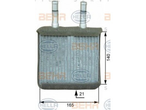 HELLA 8FH 351 313-791 šilumokaitis, salono šildymas 
 Šildymas / vėdinimas -> Šilumokaitis
97123-02000